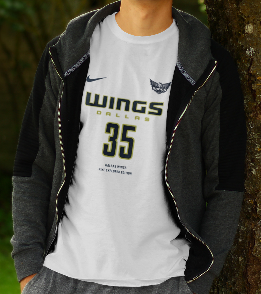 WNBA Dallas Wings Nike Explorer Edition Azzi Fudd 35 T-Shirt