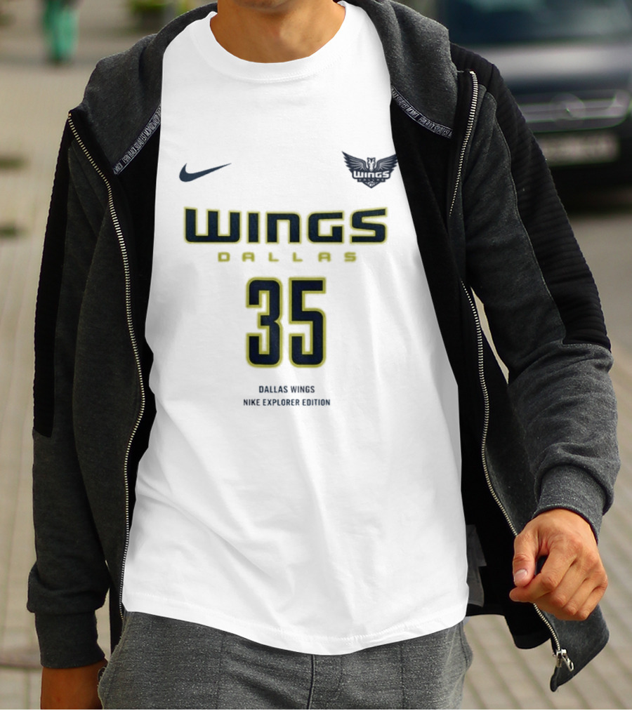 WNBA Dallas Wings Nike Explorer Edition Azzi Fudd 35 T-Shirt
