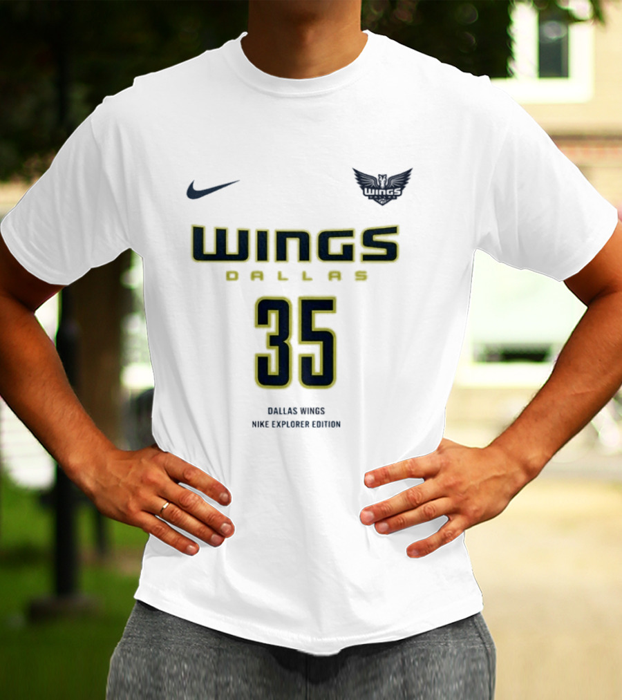 WNBA Dallas Wings Nike Explorer Edition Azzi Fudd 35 T-Shirt