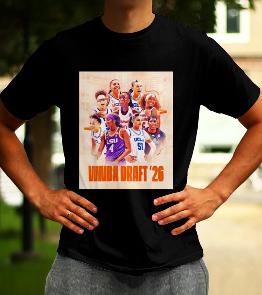 NCAA Women's Basketball WNBA Draft 2026 NCAA UCLA LSU Players T-Shirt