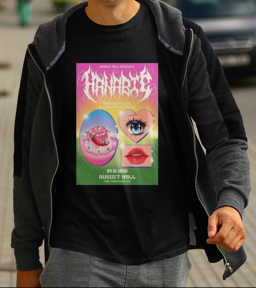 August Hall Presents Hanabie Concert April 10 2026 San Francisco CA T-Shirt