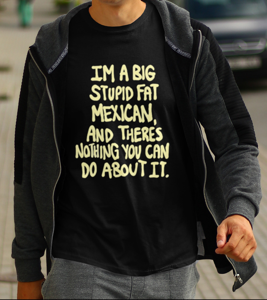 I'm A Big Stupid Fat Mexican And There's Nothing You Can Do About It T-Shirt