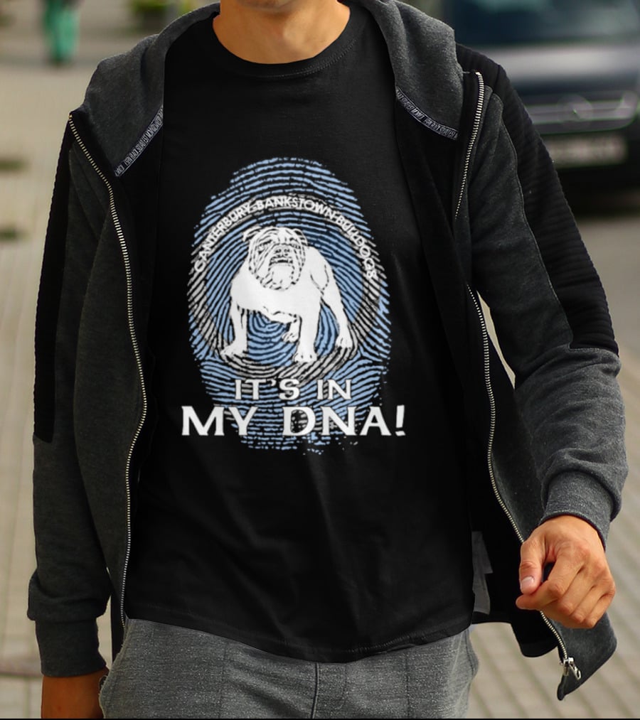Canterbury Bankstown Bulldogs It's In My Dna Fan T-Shirt