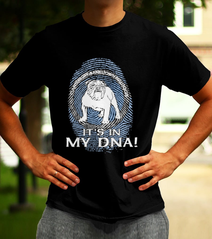 Canterbury Bankstown Bulldogs It's In My Dna Fan T-Shirt