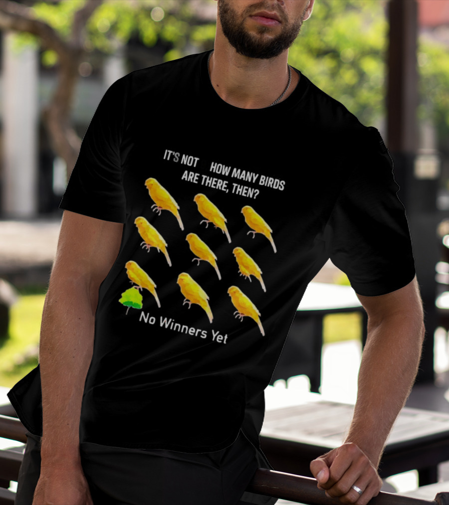 It's Not 9 How Many Birds Are There Then No Winners Yet T-Shirt