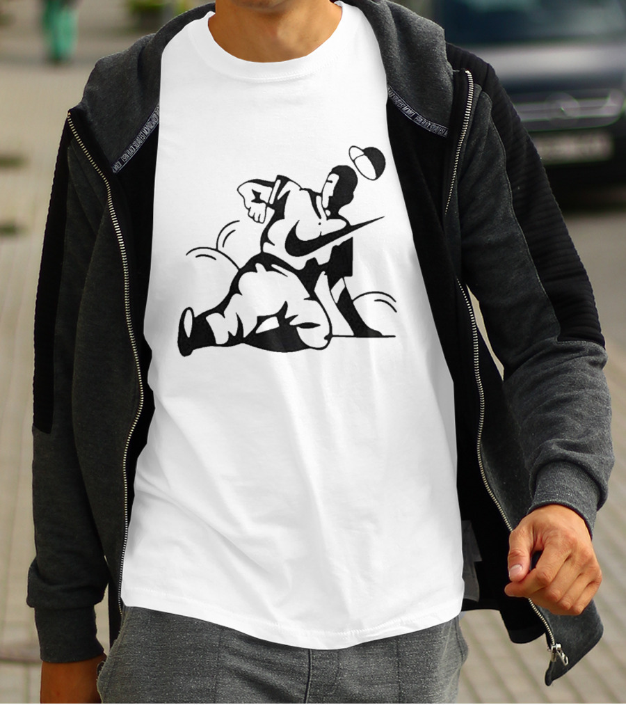 Nike Baseball Player Sliding T-Shirt