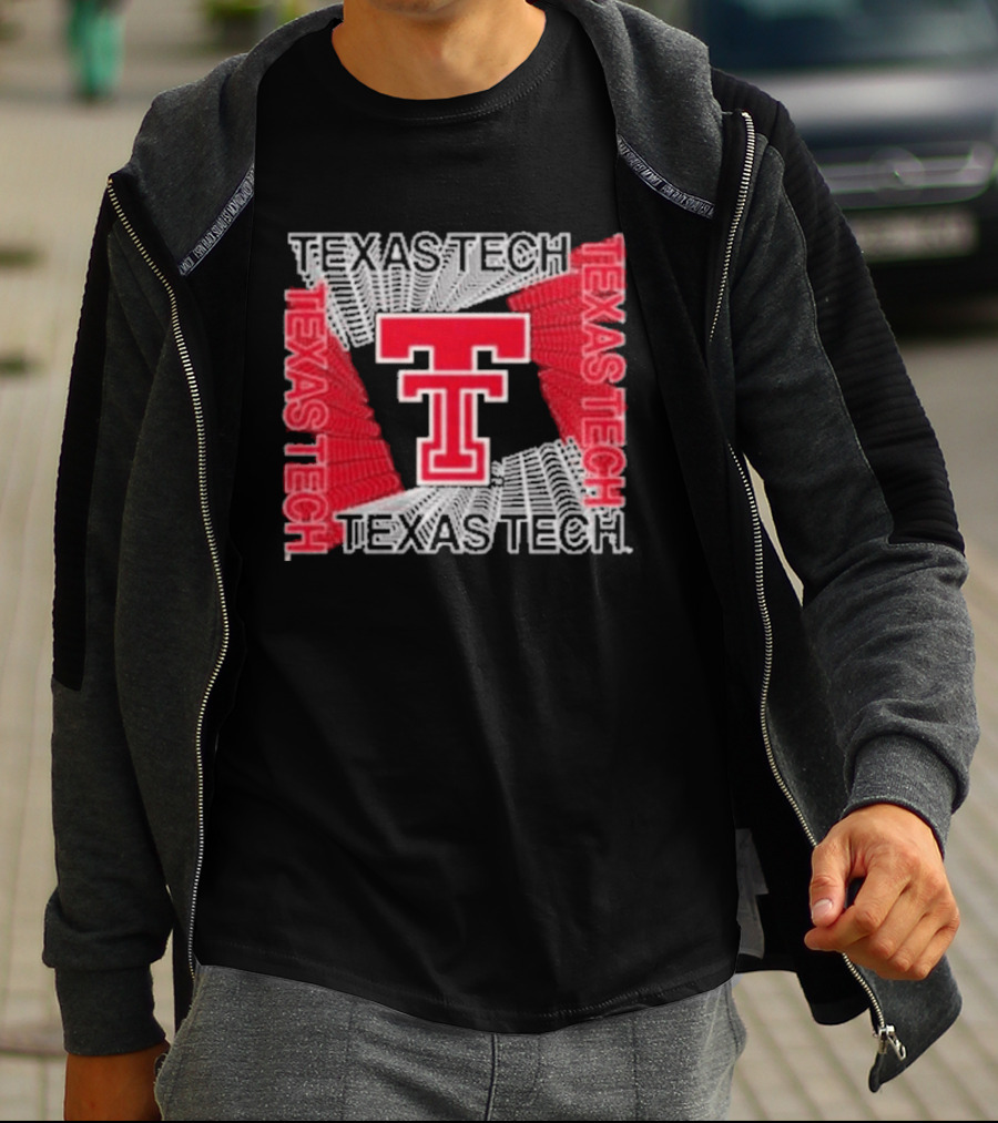 Texas Tech Red Raiders Double Cubism T-Shirt