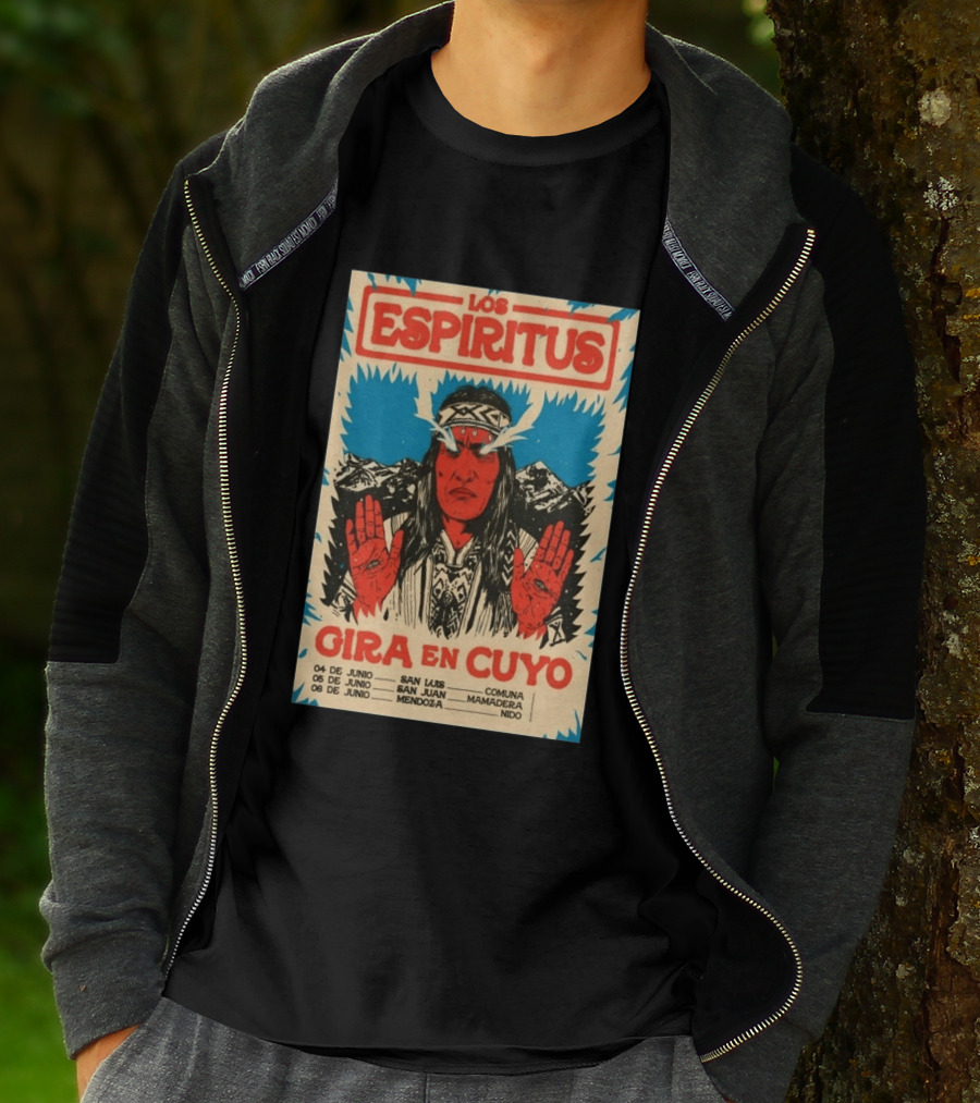 Los Espiritus Gira En Cuyo June 6 Mendoza San Luis San Juan Mamadera Nido T-Shirt