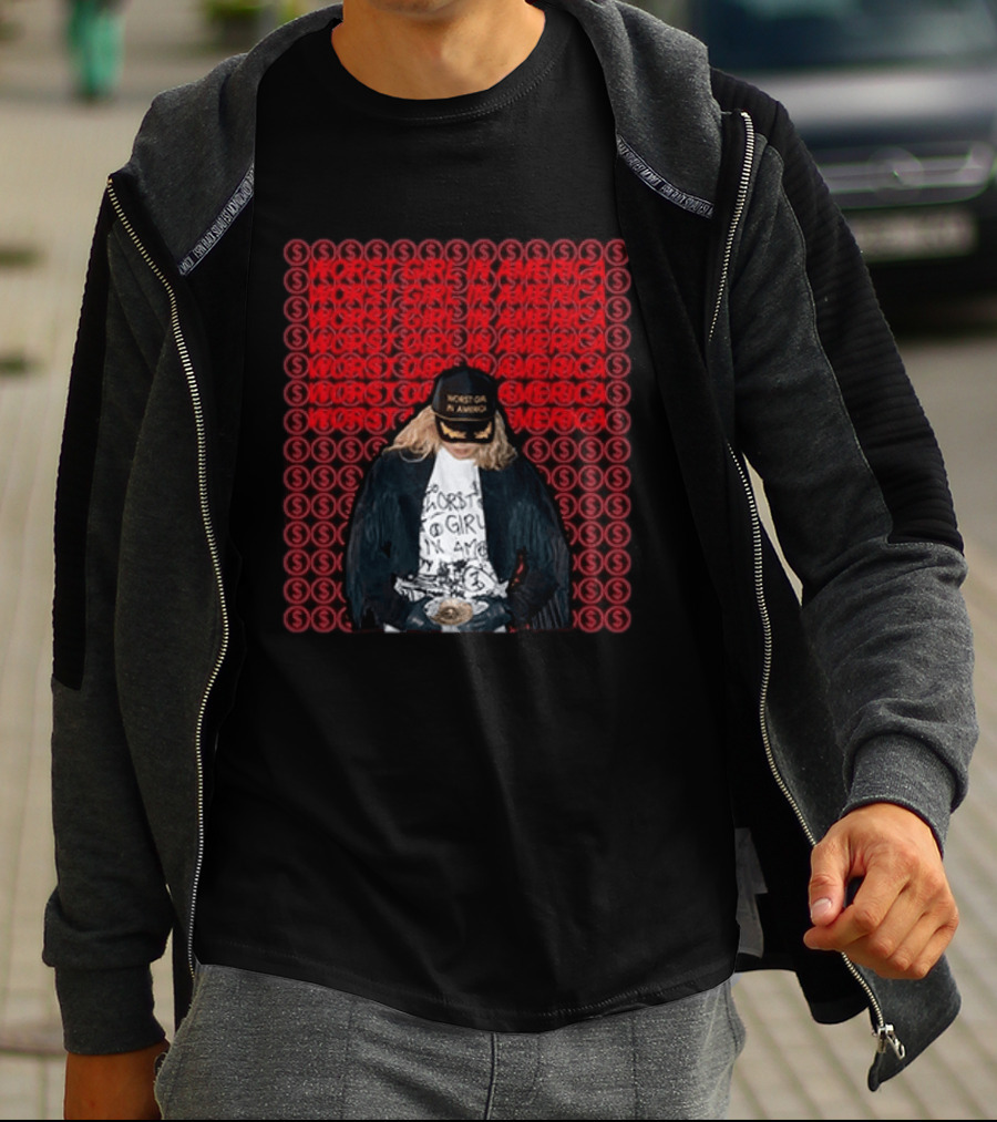 Slayyyter Worst Girl In America Red T-Shirt