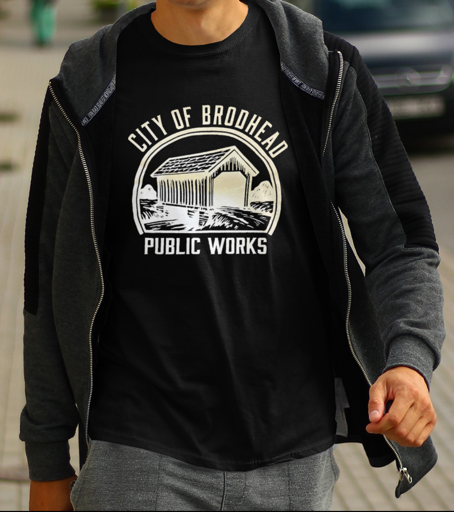 City Of Brodhead Public Works Covered Bridge T-Shirt