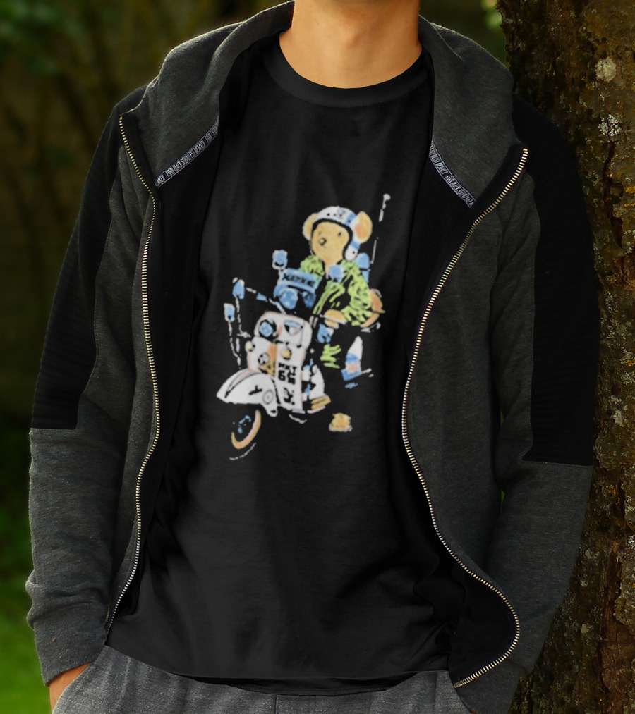 The Who X Market Studios Mod Bear Scooter T-Shirt