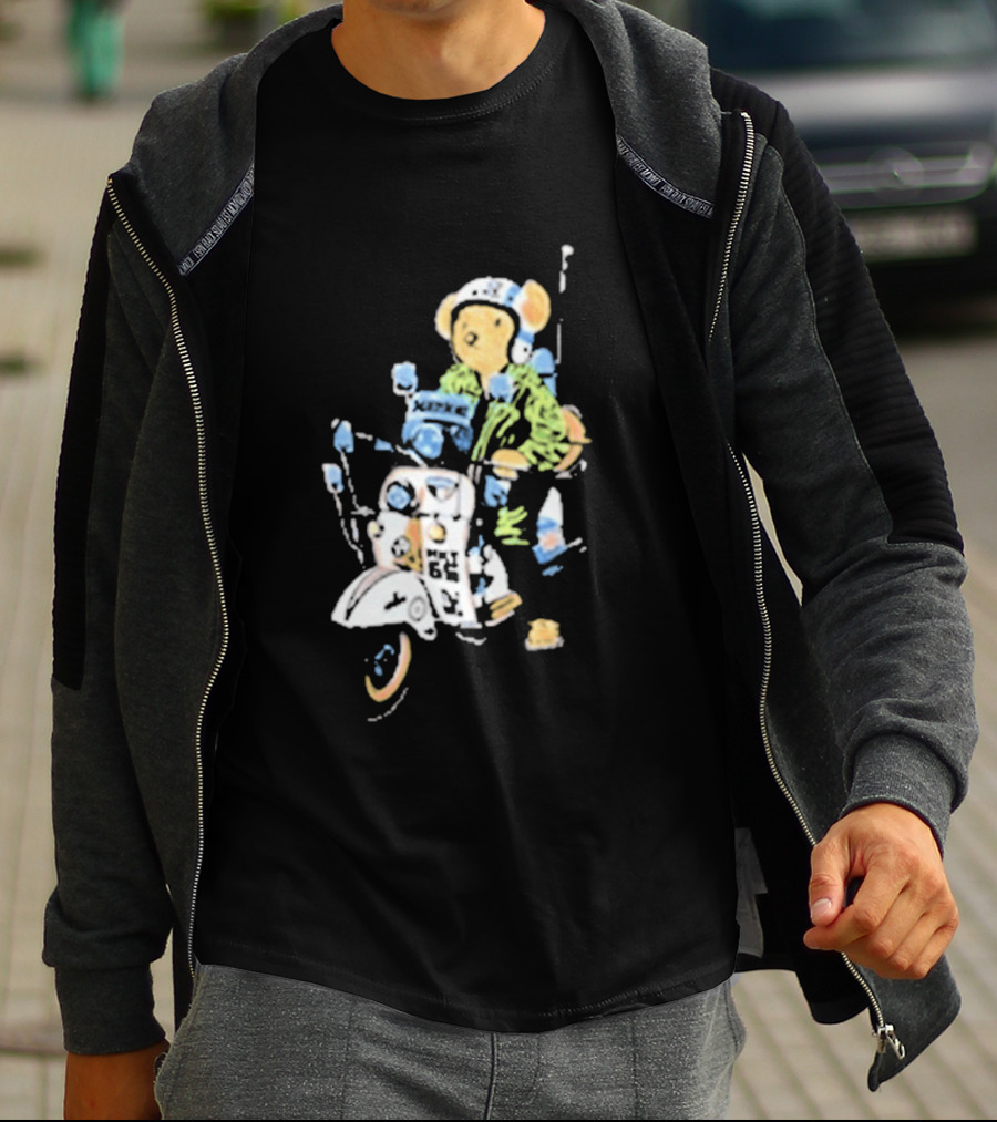 The Who X Market Studios Mod Bear Scooter T-Shirt