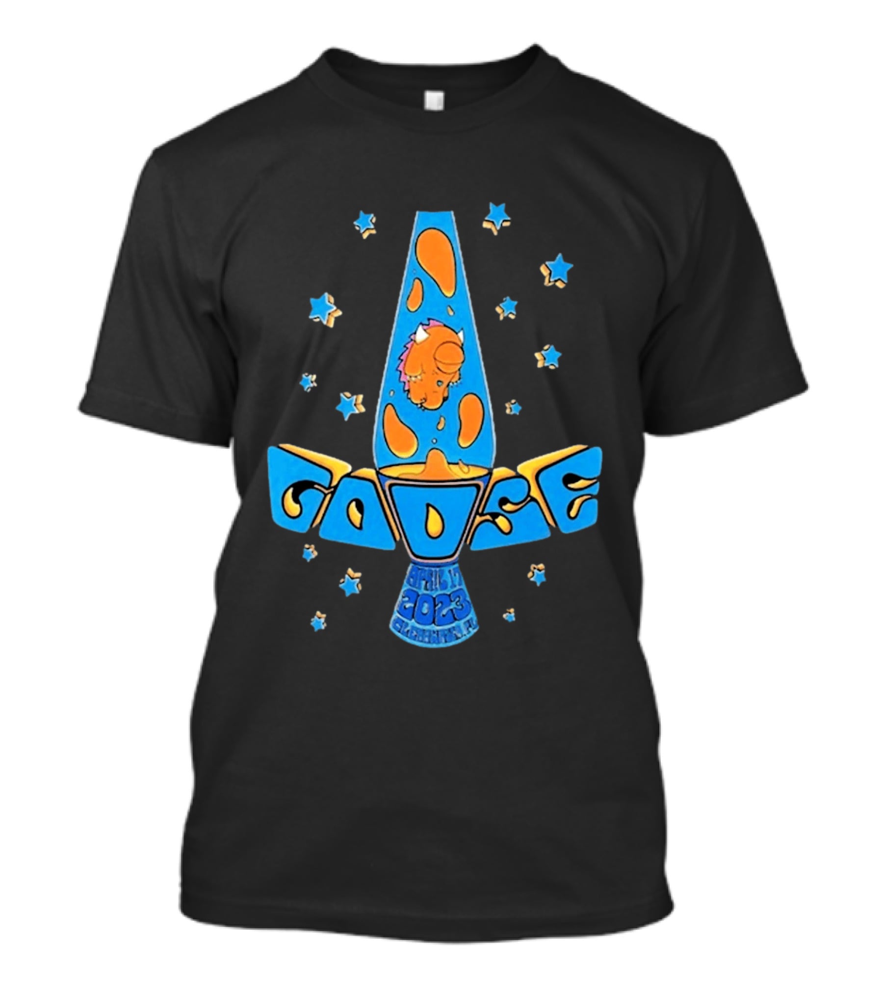 Goose April 17 2023 Lava Lamp Stars Clearwater FL BayCare Sound Show T-Shirt