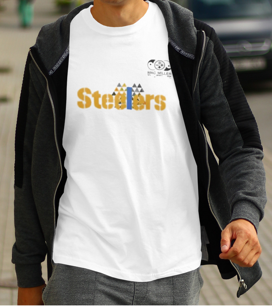 Mac Miller Pittsburgh Steelers Slide Park Collaboration T-Shirt