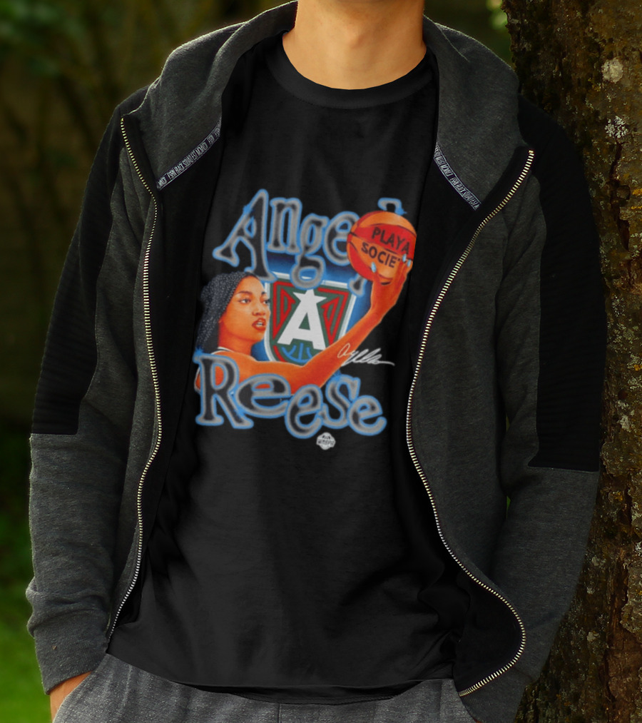 Angel Reese Atlanta Dream Playasocié WNBA T-Shirt