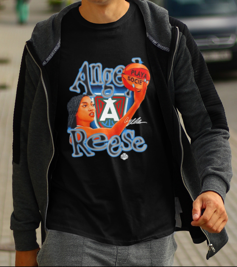 Angel Reese Atlanta Dream Playasocié WNBA T-Shirt