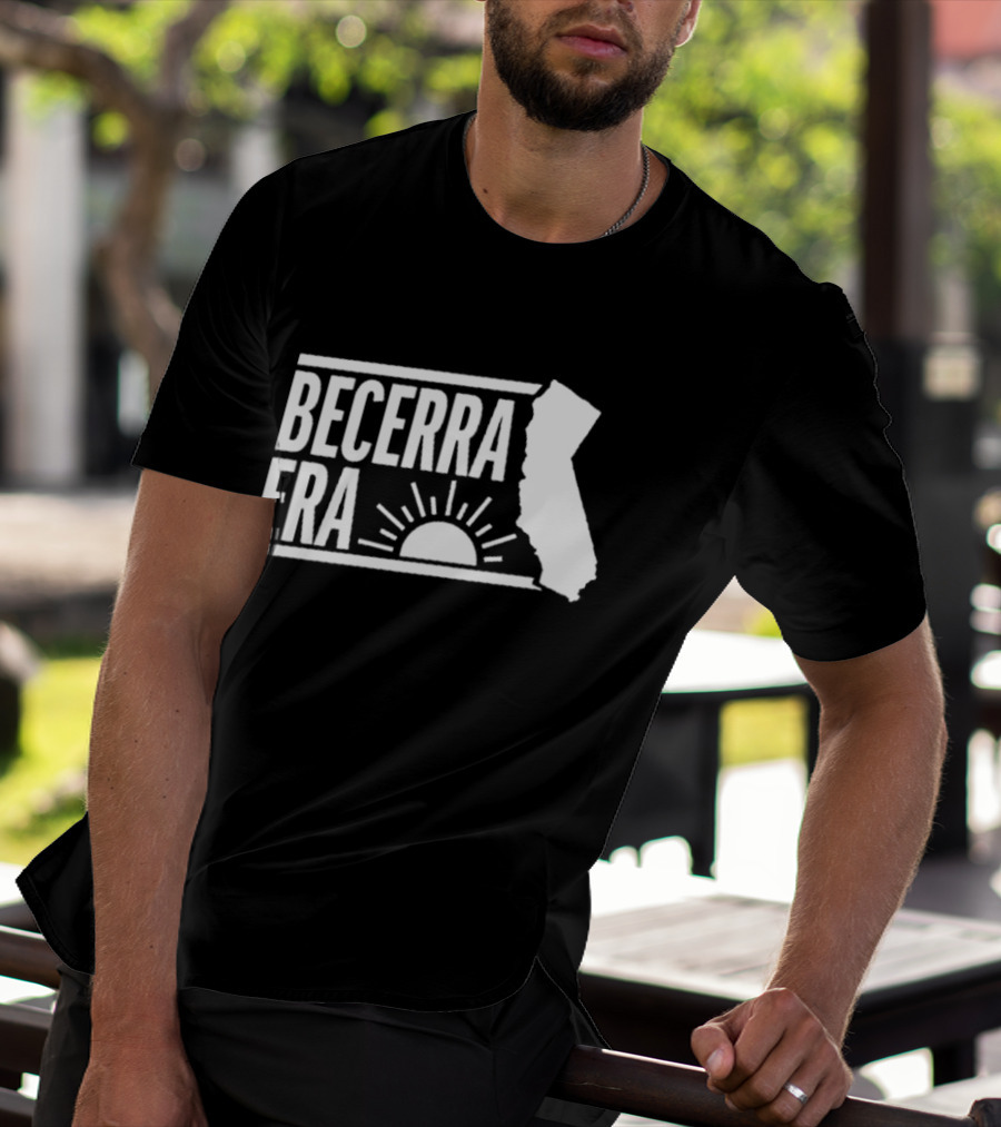 Becerra Era California Sun State Outline 2026 T-Shirt
