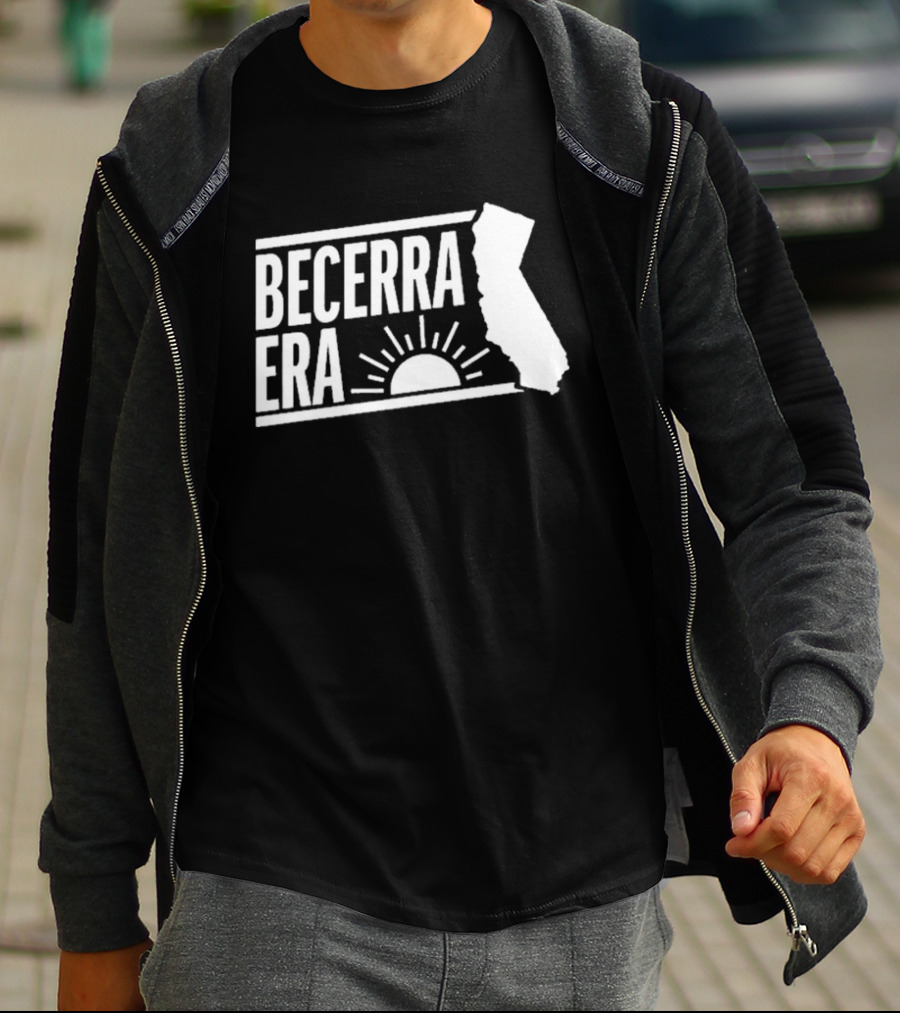 Becerra Era California Sun State Outline 2026 T-Shirt