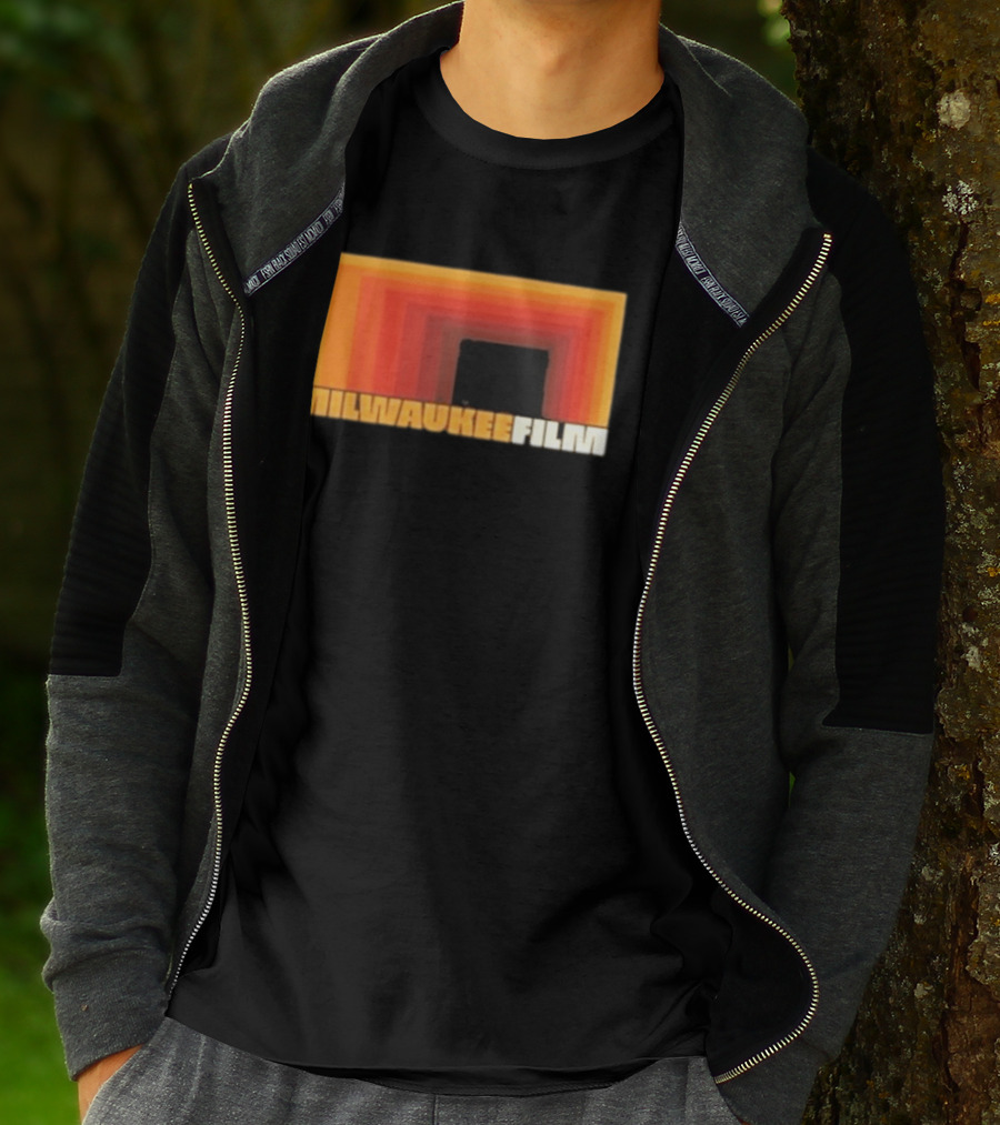 Milwaukee Film Retro Gradient Rectangle T-Shirt