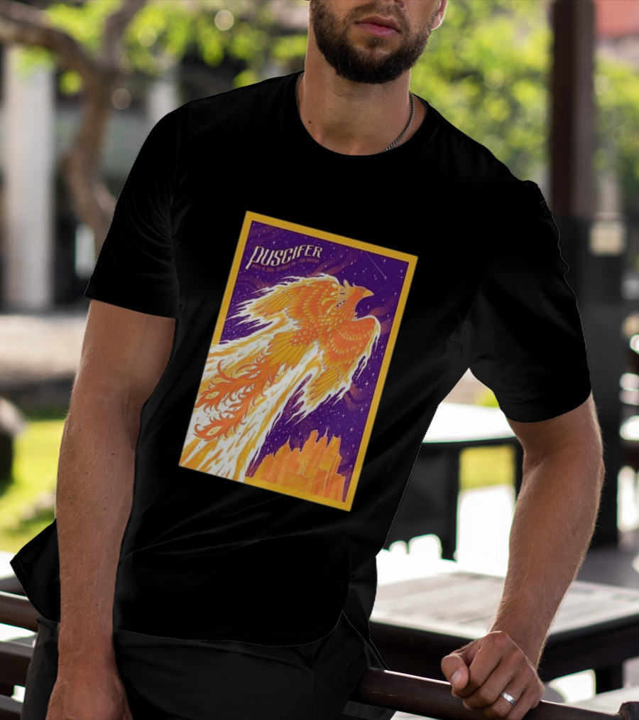 Puscifer Phoenix Rising Apr 18 2026 At Fox Theatre Detroit T-Shirt