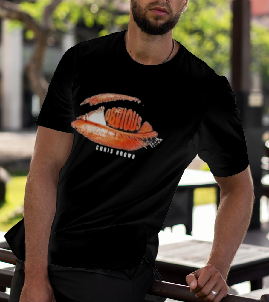 Chris Brown Obvious Eye Lip T-Shirt