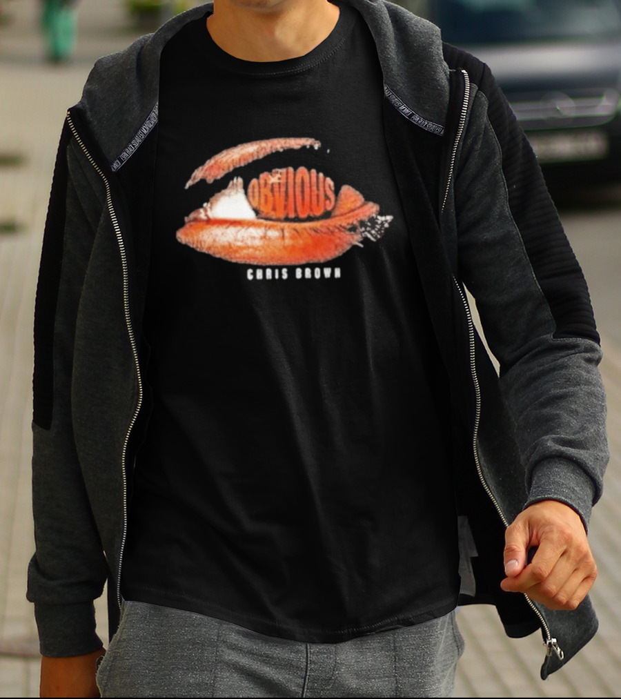 Chris Brown Obvious Eye Lip T-Shirt
