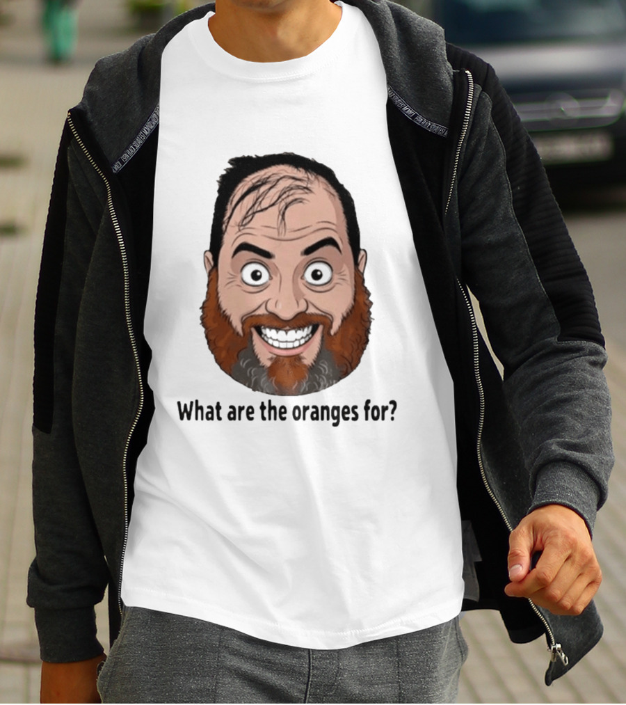 Camelcast What Are The Oranges For Meme Face T-Shirt