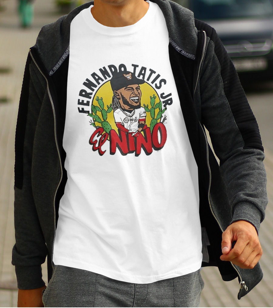 Fernando Tatis Jr El Niño Chihuahuas Cactus MLB Baseball T-Shirt