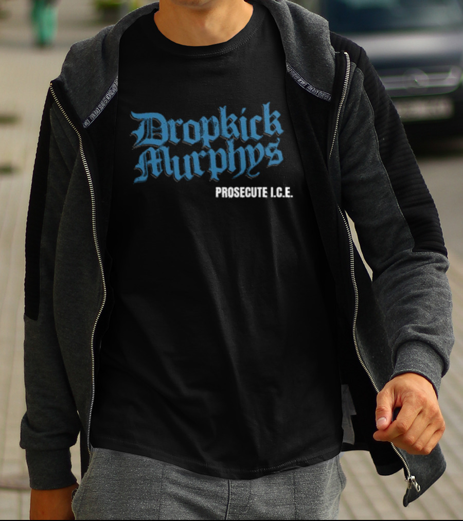 Dropkick Murphys Prosecute I.C.E Tour Lyric T-Shirt