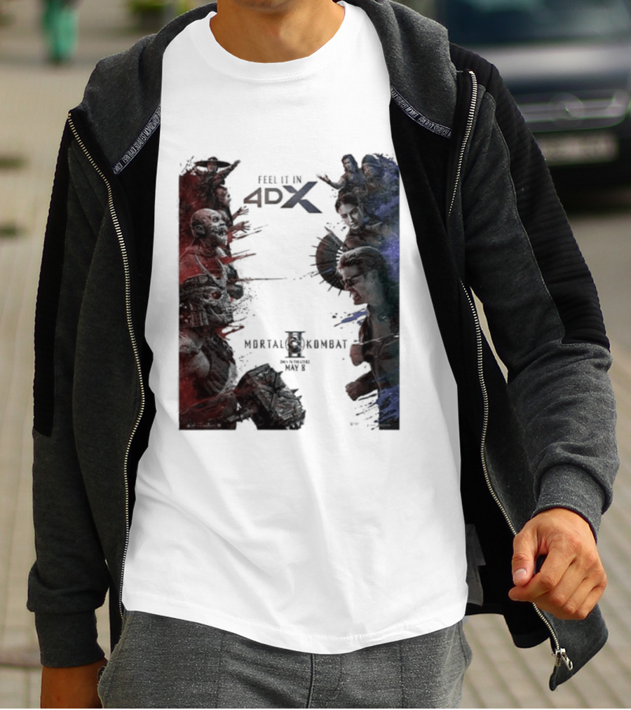 Mortal Kombat II 4DX Exclusive In Theaters May 8 2026 T-Shirt