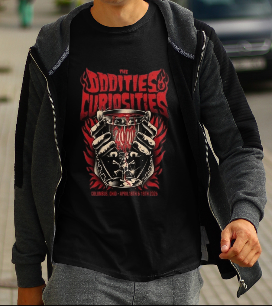 The Oddities & Curiosities Columbus Ohio April 18th & 19th 2026 Hands Of Mystery T-Shirt