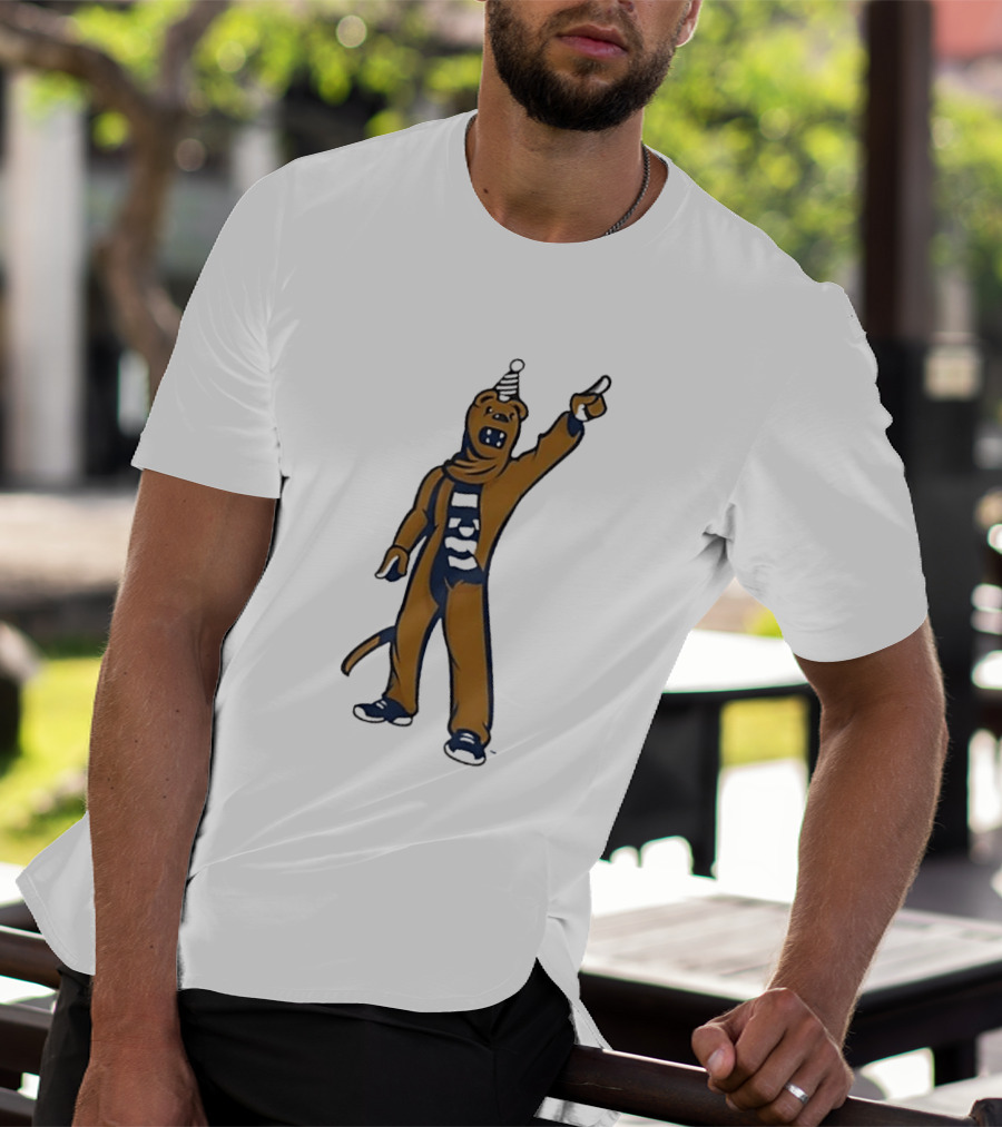 Penn State Nittany Lions Mascot Roaring Fan Spirit Outfit T-Shirt