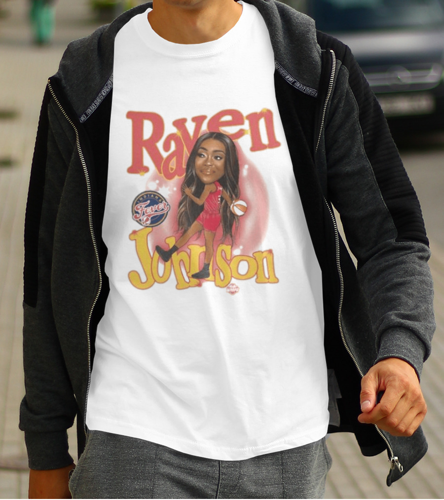 Raven Johnson Indiana Fever WNBA Basketball T-Shirt