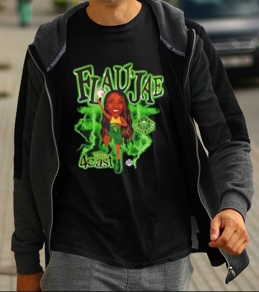 Flau'jae Johnson Seattle Storm The 4cast WNBA T-Shirt