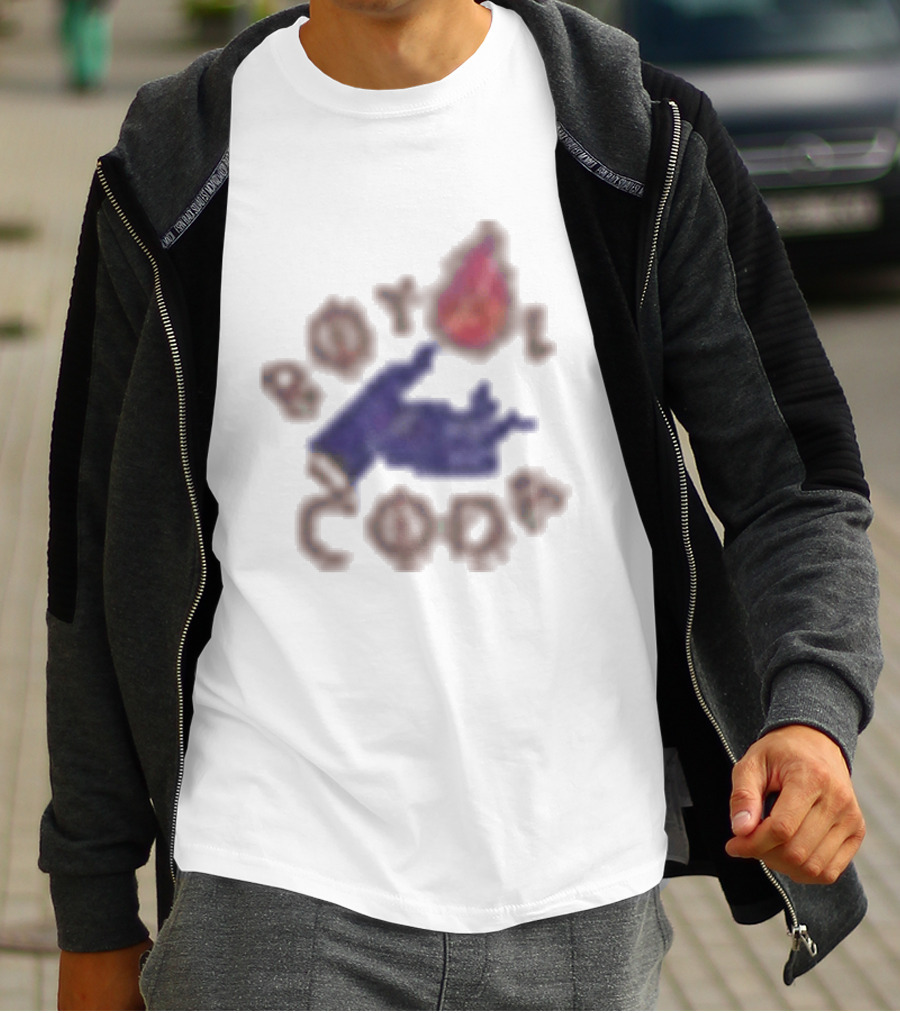 Boys Of Color Indigo Flame And Hand T-Shirt