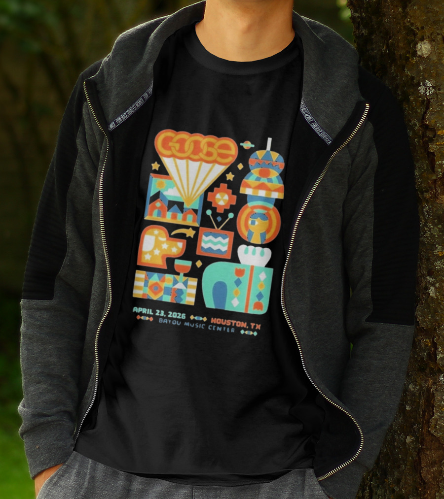 Goose April 23 2026 Houston TX 713 Music Hall Event T-Shirt