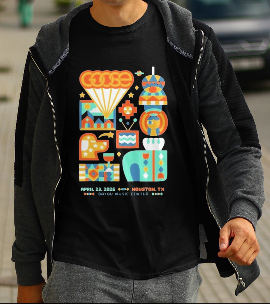 Goose April 23 2026 Houston TX 713 Music Hall Event T-Shirt