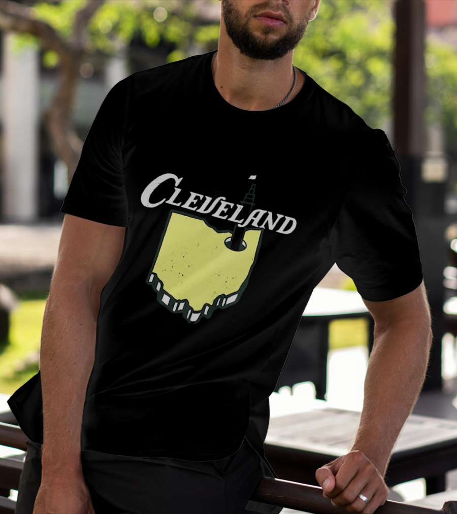 Cleveland Golf 2026 Ohio Map Tower T-Shirt