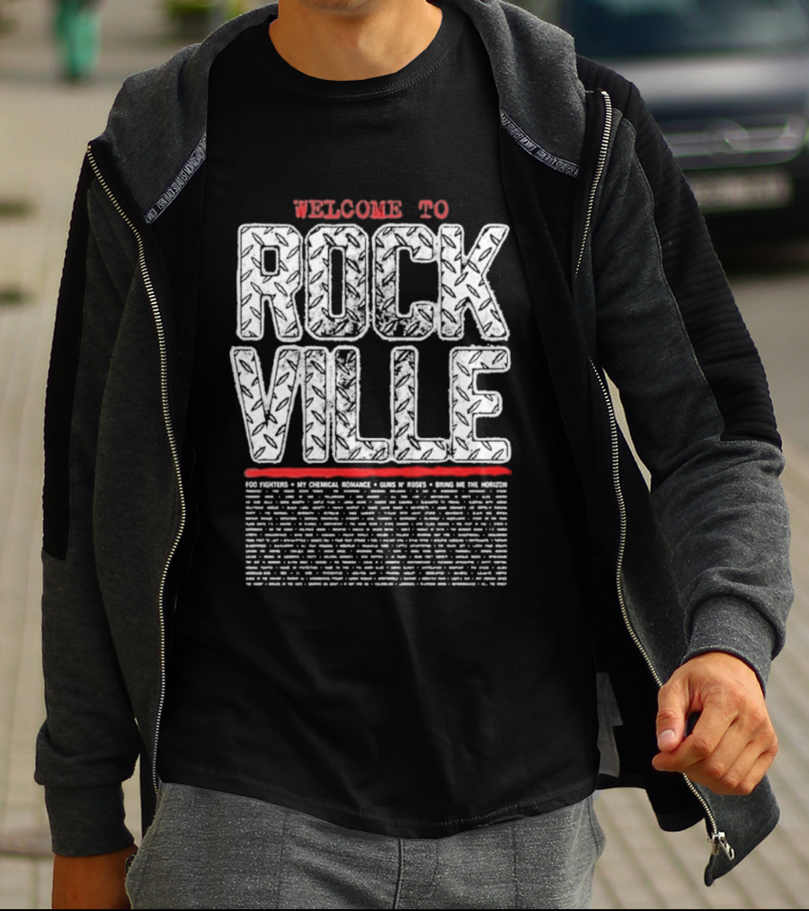 Welcome To Rockville Diamond Plate Daytona Beach FL May 7 To 10 2026 T-Shirt