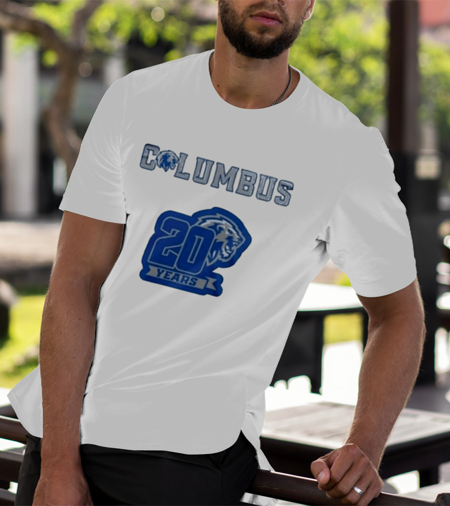 Columbus Lions 20 Years Celebration T-Shirt