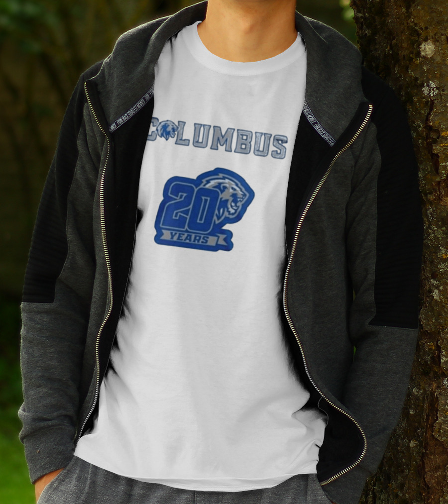 Columbus Lions 20 Years Celebration T-Shirt