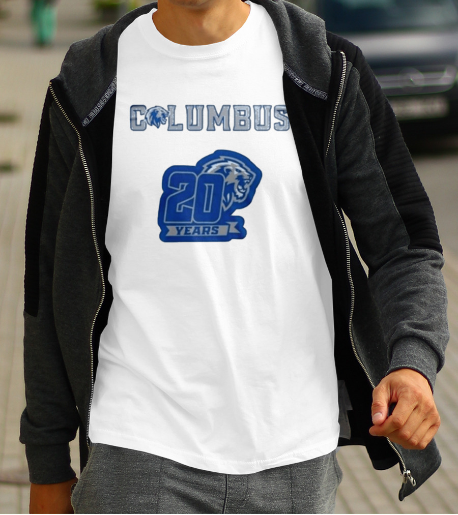 Columbus Lions 20 Years Celebration T-Shirt