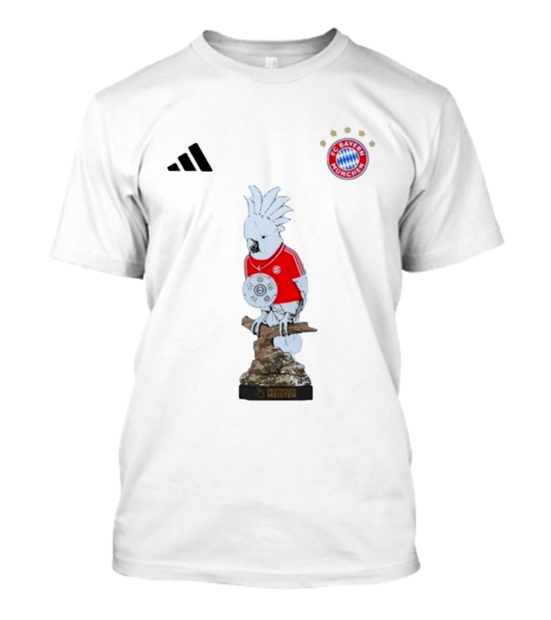 Fc Bayern München Deutscher Meister 2026 Cockatoo Champion Bundesliga T-Shirt