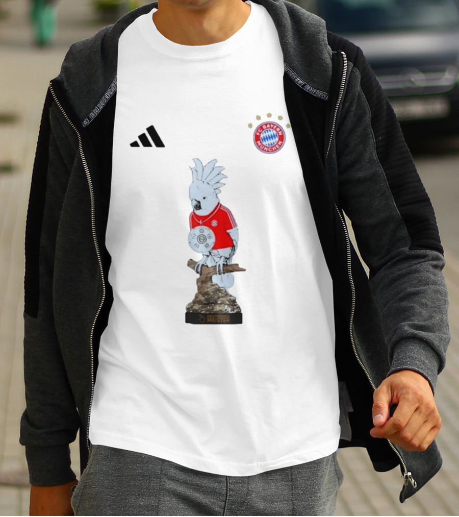 Fc Bayern München Deutscher Meister 2026 Cockatoo Champion Bundesliga T-Shirt