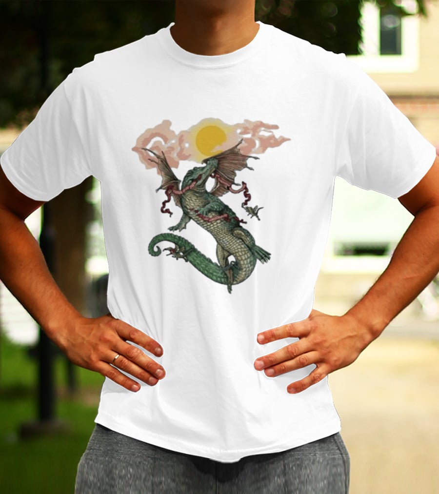 Goose St. Augustine Spring 2026 Event Dragon With Sun And Clouds T-Shirt