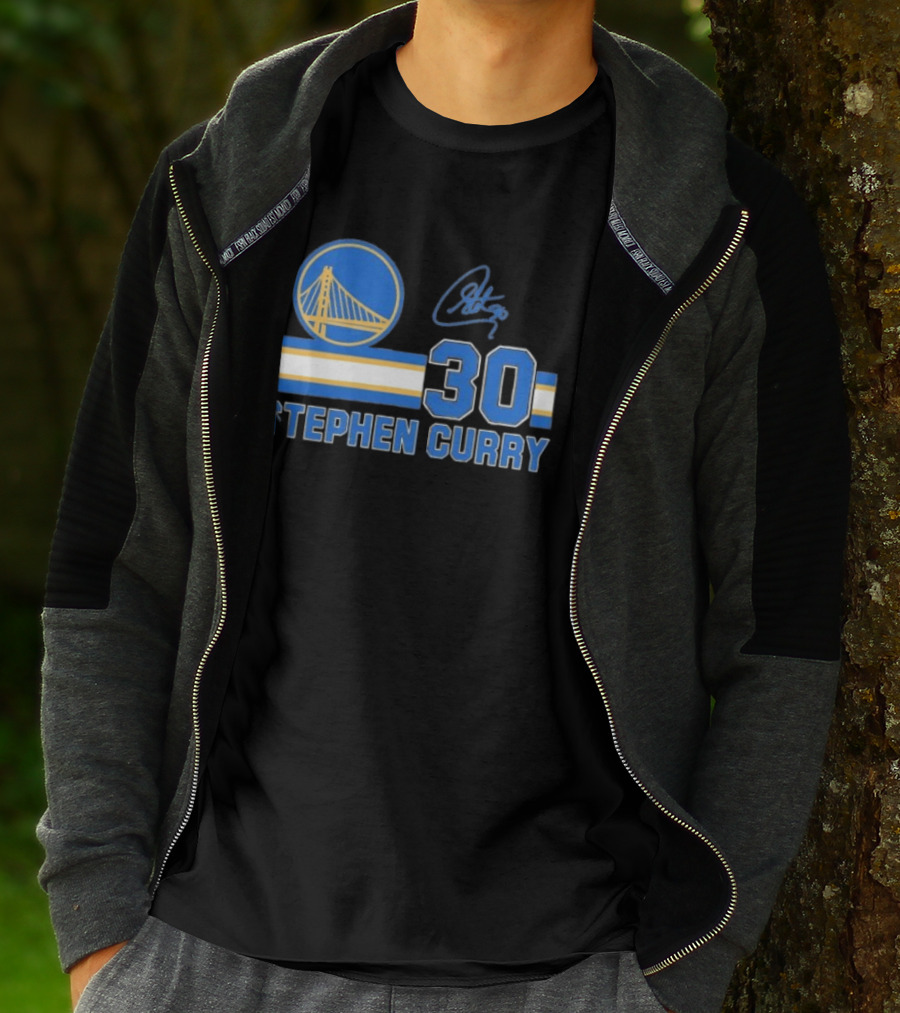 Stephen Curry Golden State Warriors 30 Signature T-Shirt