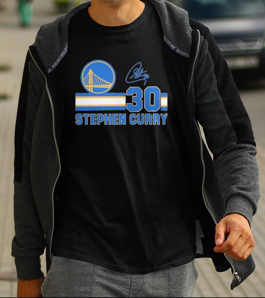 Stephen Curry Golden State Warriors 30 Signature T-Shirt