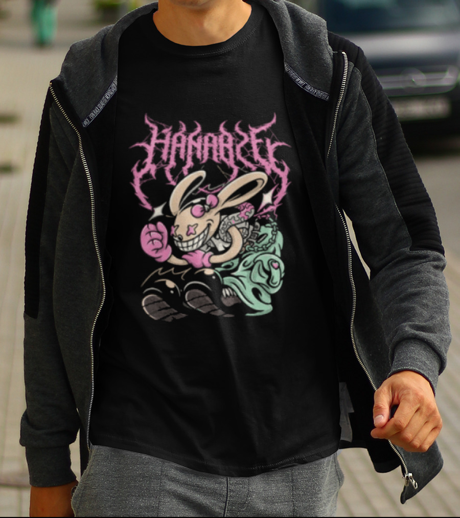 Hanabie 2026 Rabbit Tour Pastel Bunny Aesthetic T-Shirt