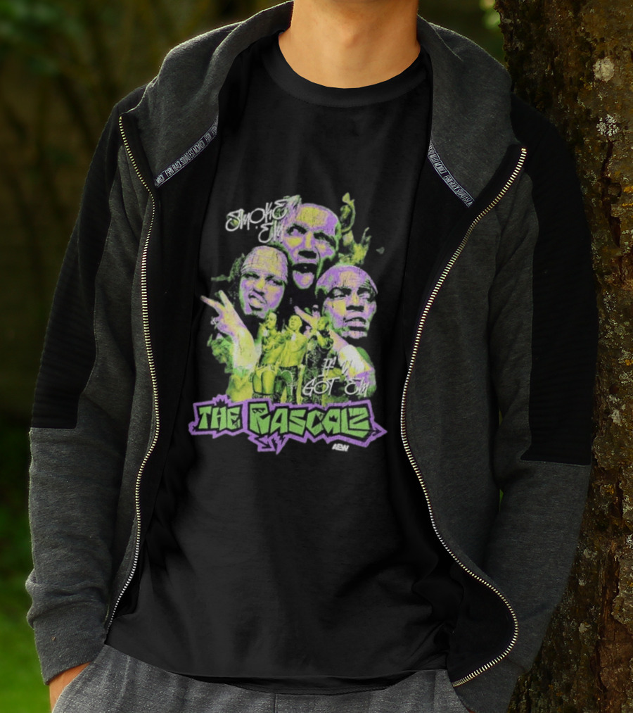 AEW The Rascalz Smoke Em If You Got Em Vibrant Wrestling Crew T-Shirt