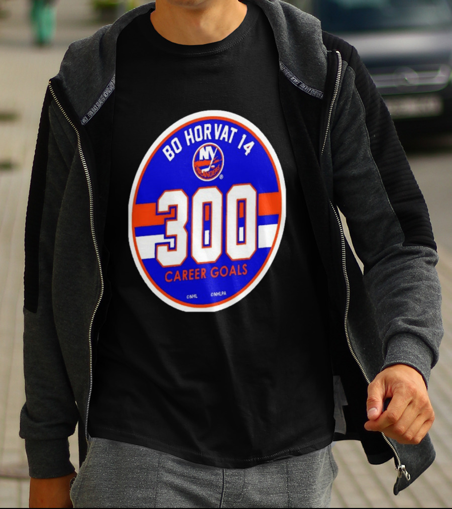 Bo Horvat 14 Islanders NHL 300 Career Goals T-Shirt